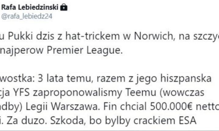 Aktualny KRÓL STRZELCÓW Premier League mógł grać w Polsce, ale ''ZA DUŻO'' CHCIAŁ
